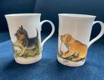 Walty ‘The Puppy Collection’ bekers. Fine English Bone China, Ophalen of Verzenden, Zo goed als nieuw, Overige stijlen, Kop(pen) en/of Schotel(s)
