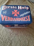 Blik, EHBO blik, antiek blik, curiosa blik, Ophalen of Verzenden, Zo goed als nieuw, Overige, Overige merken