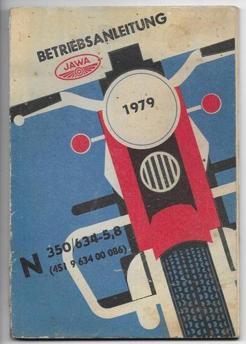 Jawa 350 /634-5,8 Betriebsanleitung handleiding (1692z) beschikbaar voor biedingen