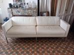 Artifort C905 2,5 zits wit leren bank, Huis en Inrichting, Ophalen, Gebruikt, Driepersoons, 75 tot 100 cm
