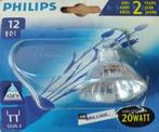 Philips Brilliant Halogeen 12 Volt 20 Watt GU5.3 Spot, Ophalen of Verzenden, Nieuw, Plafondspot of Wandspot, Halogeen