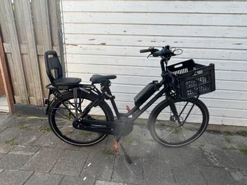 Batavus 55 Quip Extra Cargo E-go Flex Zwart met accu slot beschikbaar voor biedingen