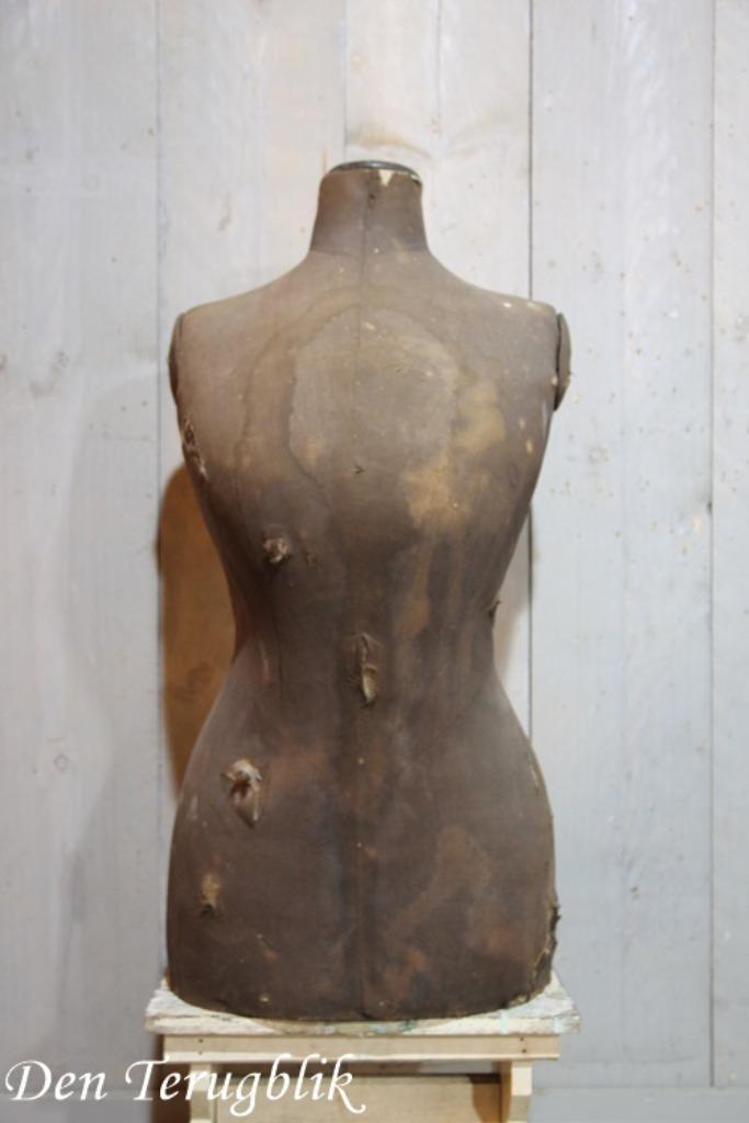 Oude duivenborst paspopbuste, Antiek en Kunst, Curiosa en Brocante, Ophalen of Verzenden