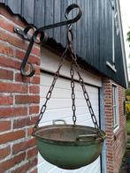 Gietijzeren plantenbak hangend, Tuin en Terras, Bloembakken en Plantenbakken, Ophalen, Tuin, Gebruikt, Minder dan 60 cm