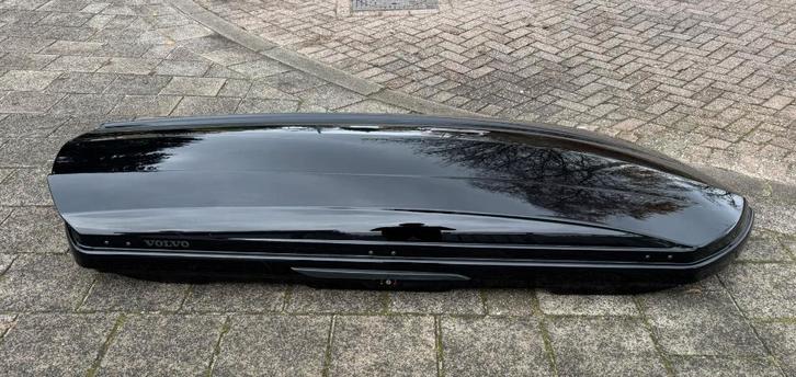 VOLVO Space Design 520 / Thule Dynamic 900 – Black Glossy, Auto diversen, Dakkoffers, Zo goed als nieuw, Ophalen
