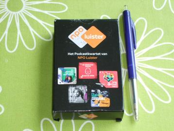 Het Podcast kwartet van NPO luister beschikbaar voor biedingen