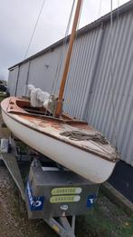 Zeilboot 16³ polyester romp, Watersport en Boten, Open zeilboten, Ophalen, Geen motor, Gebruikt, Overige typen