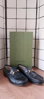 Gucci horsebit loafer, Loafers, Zwart, Ophalen of Verzenden, Zo goed als nieuw