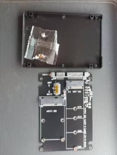 M.2 NGFF naar SSD SATA 3.0 adapter 2230 2280 2242 B-key & mS, Computers en Software, Harde schijven, Laptop, USB, Ophalen of Verzenden