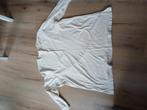 crème shirt longsleeve 56 58, Ophalen of Verzenden, Gedragen, Shirt of Top