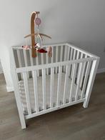 Box TWF wit met boxmatras, Kinderen en Baby's, Ophalen of Verzenden, Zo goed als nieuw, Vierkant, In hoogte verstelbaar