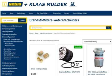 Filters nodig ?          - Klaas Mulder Watersport Zaandam.- beschikbaar voor biedingen