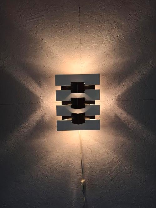 Vintage anvia wandlamp., Huis en Inrichting, Lampen | Wandlampen, Zo goed als nieuw, Metaal, Ophalen of Verzenden