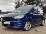Ford Tourneo Courier 1.0 Titanium AIRCO STOELVERW. TREKHAAK, Auto's, Voorwielaandrijving, 101 pk, Gebruikt, Blauw