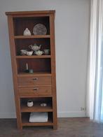 Boekenkast antiek eiken grey massief, Ophalen, 200 cm of meer, 50 tot 100 cm, Zo goed als nieuw