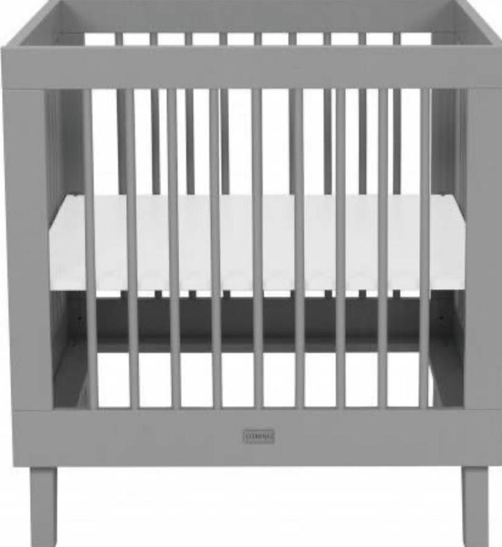 Coming Kids Box Scandi Grey en accessoires, Kinderen en Baby's, Boxen, Gebruikt, Vierkant, In hoogte verstelbaar, Boxkleed, Ophalen