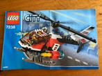 Lego city 7238 brand helikopter, Gebruikt, Ophalen of Verzenden