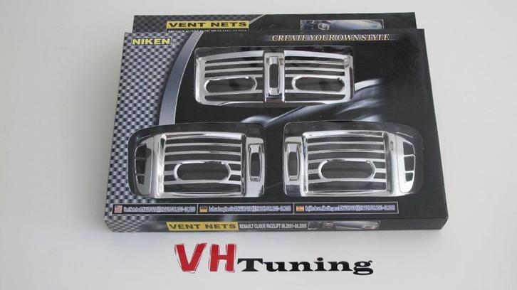 NIKEN WE-AF094 decoratieve ventilatieroosters Renault Clio B, Auto diversen, Tuning en Styling, Ophalen of Verzenden