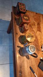 Vintage Thee- en Koffiebussen Collectie, Gebruikt, Ophalen of Verzenden, Minder dan 5 flessen, Metaal