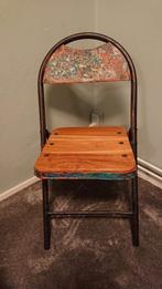 Ibiza stijl stoeltje, Tuin en Terras, Tuinstoelen, Ophalen, Zo goed als nieuw