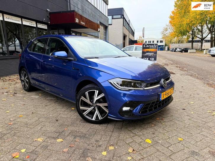 Volkswagen Polo 1.0 TSI R-Line, Auto's, Volkswagen, Bedrijf, Te koop, Polo, ABS, Achteruitrijcamera, Adaptive Cruise Control, Airbags