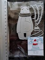 IJSBEER SNIJMAL KAARTEN MAKEN CUTTING DIES STANS winter, Ophalen of Verzenden, Nieuw, Overige thema's, Pons of Mal