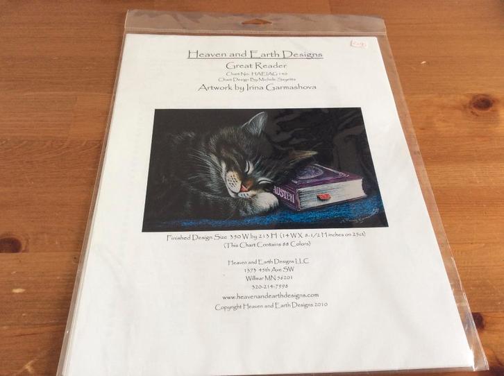 heaven and earth designs borduur telpatroon zeer uitgebreid, Hobby en Vrije tijd, Borduren en Borduurmachines, Zo goed als nieuw