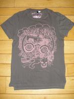 H&M DIVIDED t- shirt donker grijs maat XS, Kleding | Heren, Ophalen of Verzenden, Zo goed als nieuw, Maat 46 (S) of kleiner, Grijs