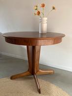 Compacte Alma design teak eettafel uitschuifbaar (90 cm), Ophalen, Gebruikt, 100 tot 150 cm, Onbekend