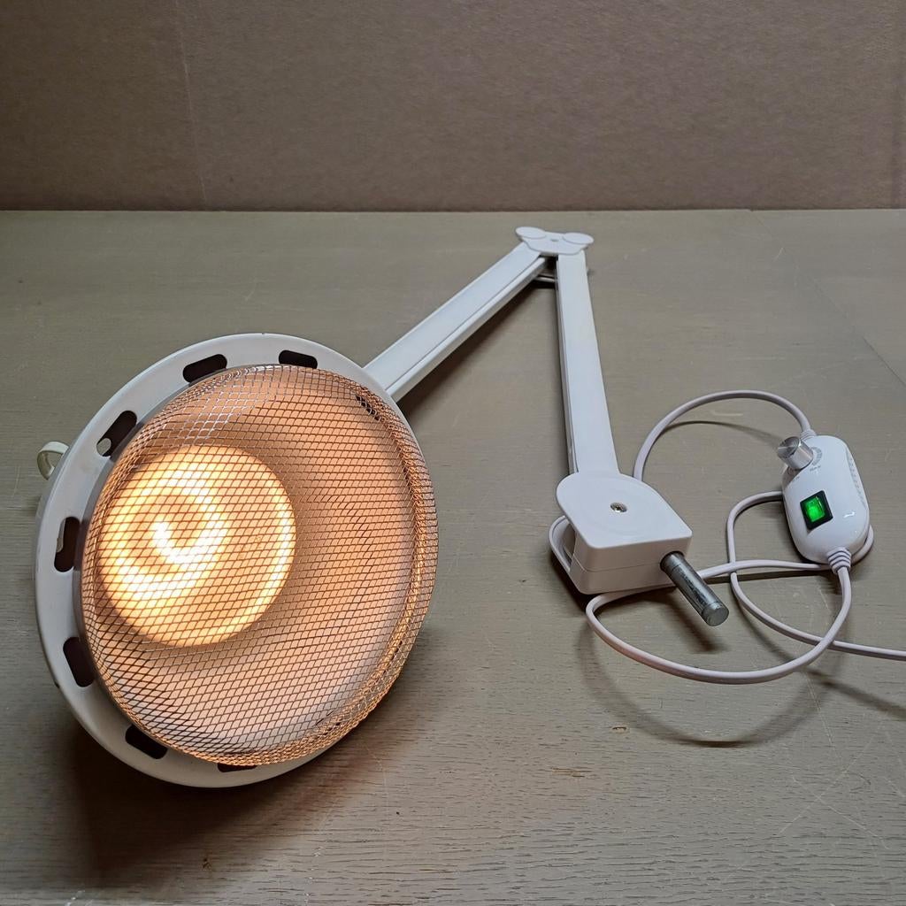 WARMTELAMP MET KNIKARM, DIMMER, Ophalen, Zo goed als nieuw