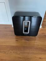 Sonos Sub 2 zwart, Subwoofer, Ophalen of Verzenden, Zo goed als nieuw, Sonos