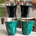 Nespresso Pixie kopjes espresso lungo zwart blauw groen, Ophalen of Verzenden, X, Overige stijlen, Kop(pen) en/of Schotel(s)