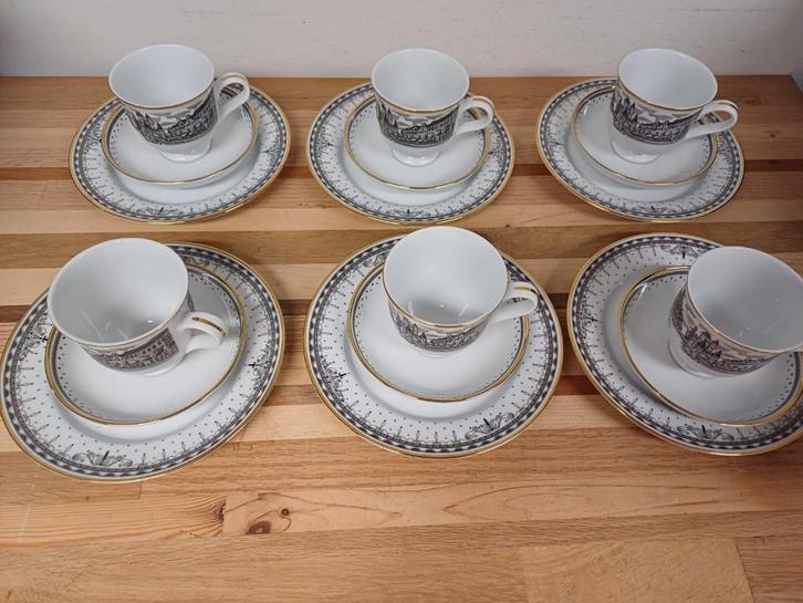 Servies Haarlem - 18 delig, Huis en Inrichting, Keuken | Servies, Zo goed als nieuw, Kop(pen) en/of Schotel(s), Overige stijlen