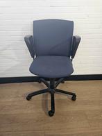Bureaustoel blauw zwart, Ophalen, Gebruikt, Blauw