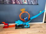 Hotwheels city t-rex chomp down looping met auto, Ophalen, Racebaan, Zo goed als nieuw, Hot Wheels
