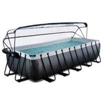 EXIT zwembad Black Leather zwembad 540x250x122 met kap, 200 tot 300 cm, Nieuw, Rechthoekig, Ophalen