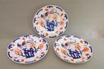 3x Worcester Chamberlain's Imari bord  antiek ca. 1820, Antiek en Kunst, Antiek | Porselein, Ophalen of Verzenden