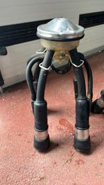 Delaval melkstal 2 x 6 melkstal, Ophalen, Melktechniek