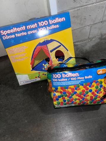 Speeltent met 100 Ballen – Zo goed als nieuw! beschikbaar voor biedingen