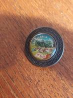 Unieke broche Hintertux, Oostenrijk., Ophalen of Verzenden, Zo goed als nieuw, Sport, Speldje of Pin