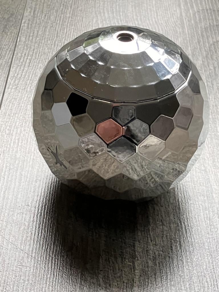 Discobeker met deksel met opening voor rietje (10x10x9 cm), Huis en Inrichting, Ophalen of Verzenden, Zo goed als nieuw, Overige stijlen