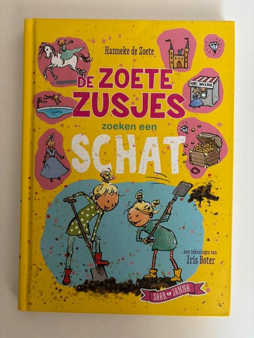 Hanneke de Zoete - De Zoete Zusjes zoeken een schat, Boeken, Kinderboeken | Jeugd | onder 10 jaar, Zo goed als nieuw, Ophalen of Verzenden