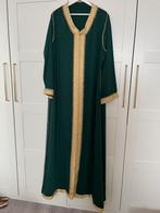 Groene Kaftan met goud marokkaanse jurk, Kleding | Dames, Gelegenheidskleding, Verzenden, Nieuw, Groen, Overige typen