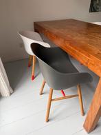 Eiken eettafel + 4 stoelen, Huis en Inrichting, Tafels | Eettafels, Ophalen, Gebruikt, Eikenhout, 50 tot 100 cm