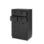 Refurbished Vintage Ladekast van IJzer Retro Metaal Zwart, Huis en Inrichting, Kasten | Ladekasten, Info@dehanzeherten.nl, 5 laden of meer