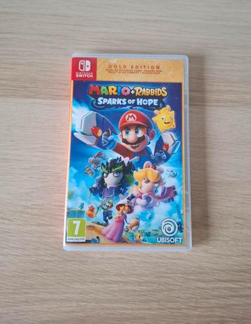 Mario+Rabbits Sparks of Hope gold edition nintendo switch. beschikbaar voor biedingen