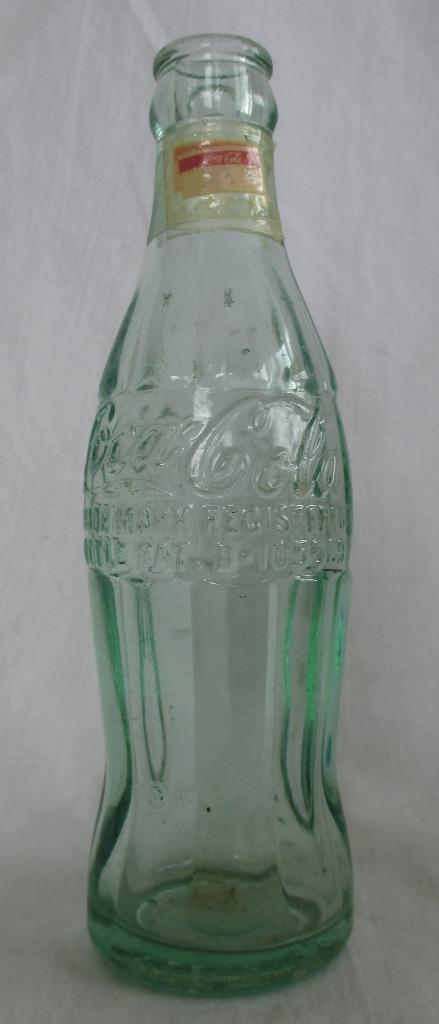 1940 Coca Cola Bottle 6 Oz Green Glass Pat. D-105529 Alexand, Verzamelen, Merken en Reclamevoorwerpen, Zo goed als nieuw, Ophalen of Verzenden