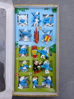 Set smurfen in originele doos, prijs 5 euro, Ophalen, Gebruikt, Verschillende Smurfen, Poppetje, Figuurtje of Knuffel