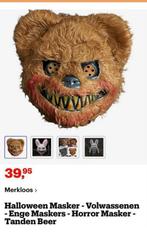Horror beer masker, Hobby en Vrije tijd, Ophalen of Verzenden, Nieuw, Halloween of Griezel