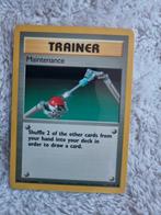 Pokémon Maintenance Trainer Kaart - Base Set Unlimited, Hobby en Vrije tijd, Verzamelkaartspellen | Pokémon, Ophalen of Verzenden